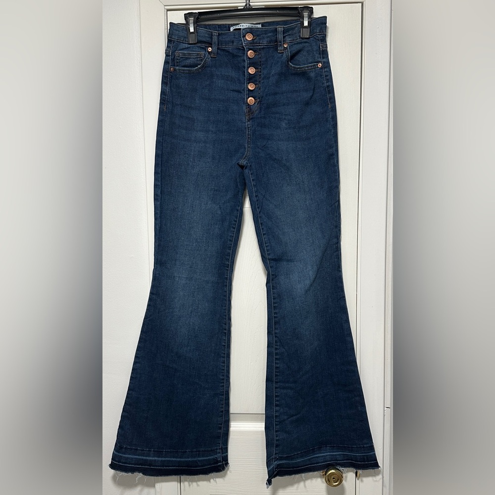 Celebrity Pink Dark Blue Flare Jeans
